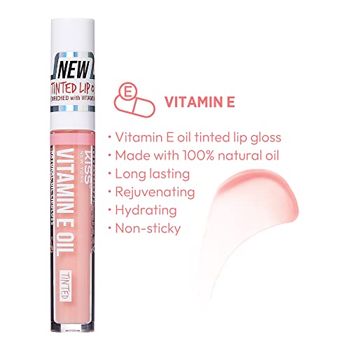 Kiss New York Lip Oil Gloss, de óleo natural 3 pacote