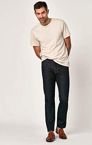 Jeans de perna reta do Mavi Men's Zach Rise Retail