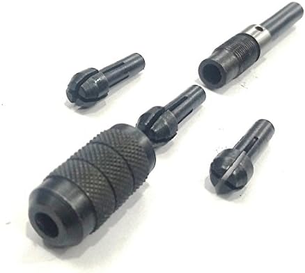 Capacidade de ajuste de tampa de 3 peças: 0 -1/32, 1/32 -1/16, 1/16 -3/32 -Small Drill Bits