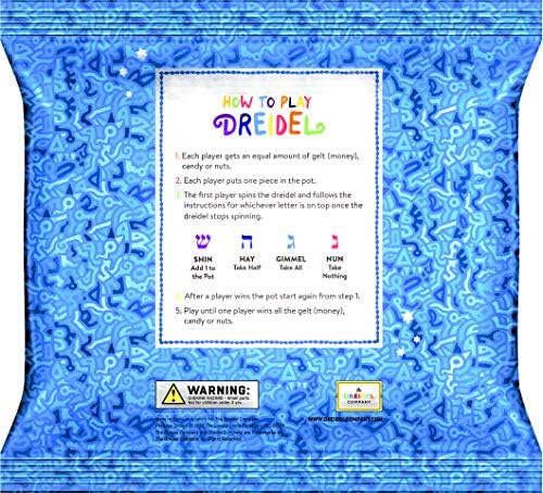 Hanukkah dreidels dreidels metálicos multicoloridos plásticos com cartas hebraicas em relevo e transliteração