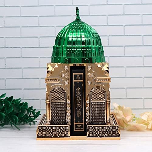 VHD Alcorão com réplica Masjid Nabawi | Presente islâmico para o escritório em casa | Presente de aniversário
