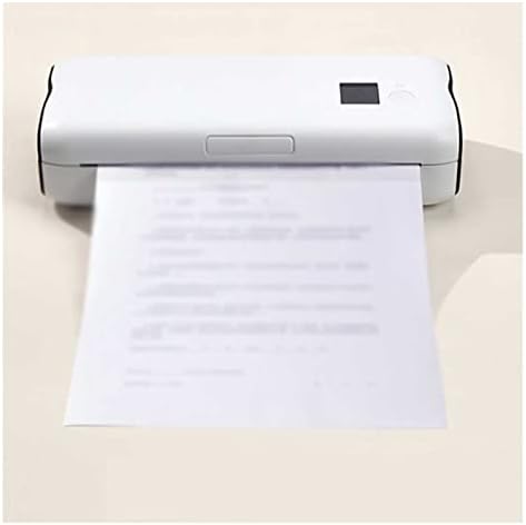 Zhuhw A4 portátil Impressora Térmica Mobile Mini Office Printer Document & USB Sem Link Sem Impressão de Ribbon