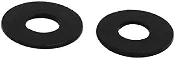 X-dree m1.4 x 4mm x 0,3 mm Metal Pads planas arruelas Juntas pretas preto 300pcs (m1,4 x 4 mm x 0,3 mm almohadillas planas de metal arandelas juntas sujetador negro 300pcs