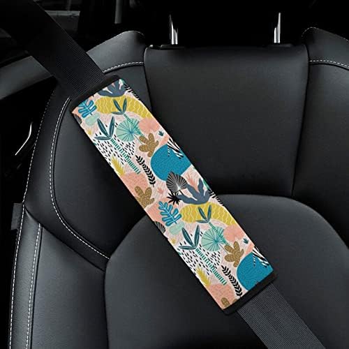 Cartoon Giraffe e Zebra Soft Car Seat Belt Pad Tampa para todos os proprietários de carros Segurança Strap