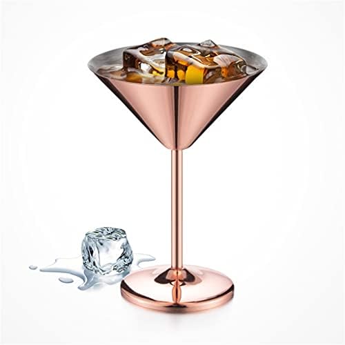 CuJux Creative Martini Cocktail Whisky Glass Personalizado Aço inoxidável Chic Wine Bar restaurante