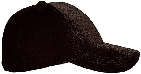 LIXYIT UNISSISEX Soft Velvet Baseball Cap 6 Painéis Snapback Hat Sports Ajusta Ajusta
