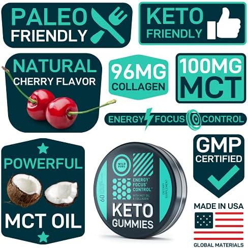 Probióticos dentários de combustível selvagem e Keto Candy MCT Gummies Pacote