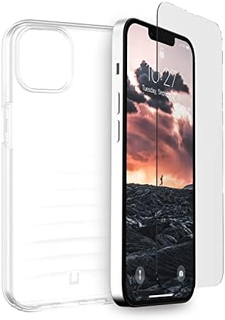 Equipamento de armadura urbana [U] Por UAG iPhone 13 Pro Case [tela de 6,1 polegadas] Wave, Ice & iPhone 13 Pro [tela de 6,1 polegadas] Premium Double Forforted Glass Shield Plus Screen Protector, Clear