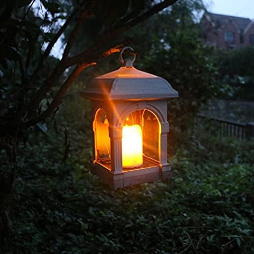 Douba Solar Garden Light LED de vela solar lanterna Courtyard Light Outdoor Garden Garden Solar Luz Luz Solar Lâmpadas Decorativas 1 PCS