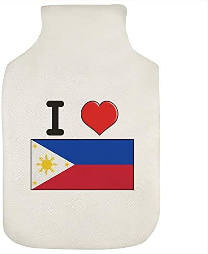 Azeeda 'eu amo a tampa da garrafa de água quente das Filipinas