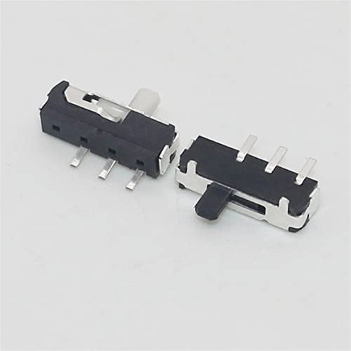 Interruptores de alternância 10pcs 3 pinos mini interruptor de lâmina de deslizamento 2Position Micro