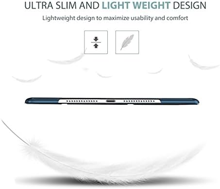 Caso do Ipad Mini 4 do Procase - Caso de suporte leve Ultra Slim com capa inteligente translúcida e fosca para 2015 Apple iPad mini 4 –Navy Blue