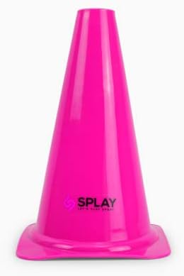 Cones de tráfego de plástico de clube SPLAY - Cones de tráfego de segurança para prática de campo,