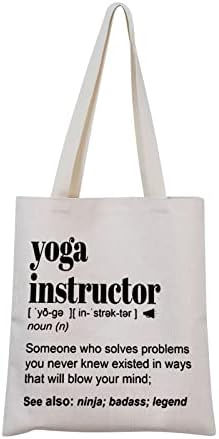 TSOTMO Instrutor de Yoga Bag Bag Yoga Presente de Apreciação do Professor de Yoga Instrutor de Agradecimento