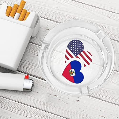 Haiti US Bandeira fumando cinzas de cigarro de cigarro de cigarro de cigarro