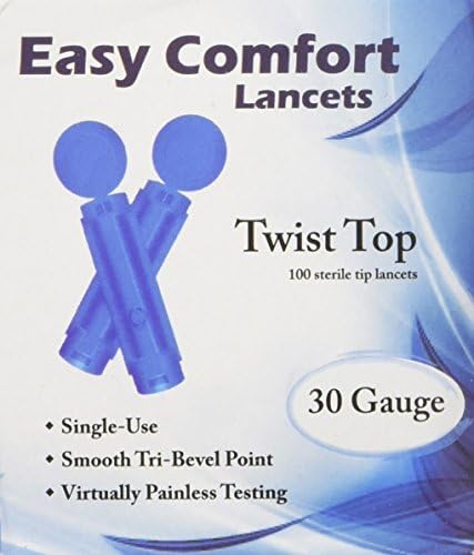 Fácil conforto Twist Top Lancets