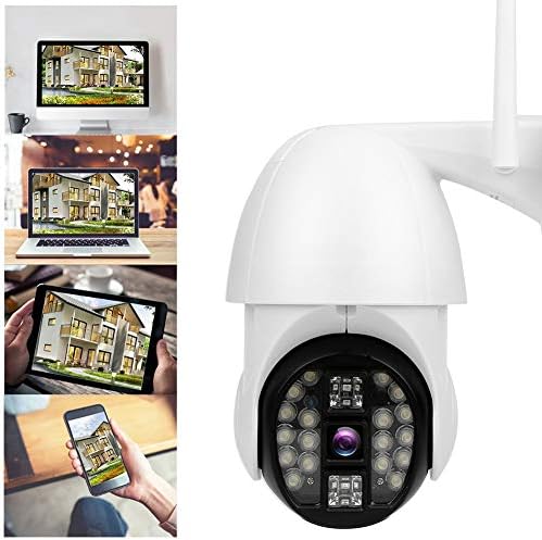 Câmera de Wi -Fi ao ar livre, porta de rede RJ45 1920x1080 Câmera de segurança de detecção de movimento de resolução com abertura de 3,6 mm para casa