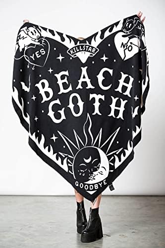 Killstar Beach Goth Ouija Board Devil Heart X-Large Fast Dry Toalha