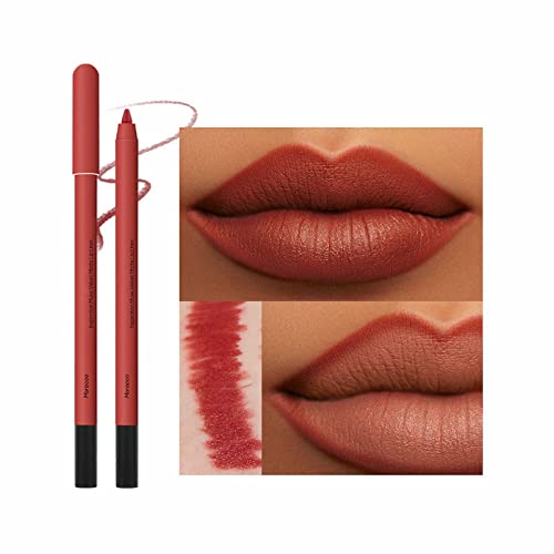 O gel de sobda de barra de testa e lápis de lápis Lápis Lip Lip Velvet Silk Lip Gloss Makeup Lipliner